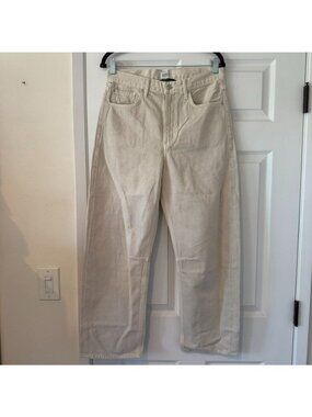 CITIZENS OF HUMANITY Barrel Cream Beige Denim Jeans Size 27